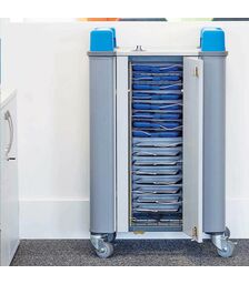 LapCabby TabCabby AC Charging Trolley - 15LC-TAB-16HC-BL