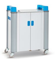 LapCabby TabCabby Mobile AC Charging Trolley - 15LC-TAB-32HC-BL