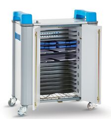 LapCabby TabCabby Mobile AC Charging Trolley - 15LC-TAB-32HC-BL