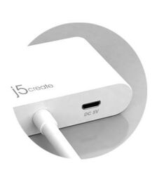 J5create Mini DisplayPort (MPD) to Dual HDMI Adapter (JDA156)