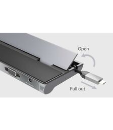 J5create Triple Display Docking Station 100W PD adaptor (JCD543P)