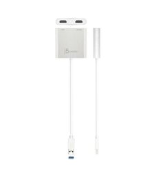 J5create USB 3.0 to 4K & 2K Dual HDMI Multi-Monitor Adapter JUA365