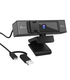 J5Create USB 4K Ultra HD Webcam 5x Digital Zoom (JVCU435)