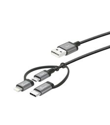 J5create 3-in-1 Charging Sync Cable (JMLC11B)