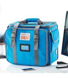LapCabby GO2 6 Charge Portable AC Charging Case - 15LC-GO2-BL