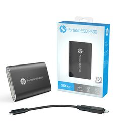 HP Portable SSD P500 500GB BLACK - 7NL53AA#ABB
