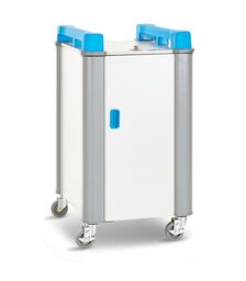 LapCabby 10 Device Mobile AC Charging Trolley - 15LC-LAP-10V-BL