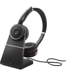 Jabra 75 Stereo MS Charging Stand Headset - 7599-832-199