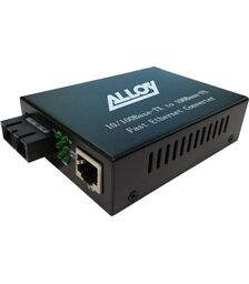 Alloy Single Mode Fibre Media Converter - AC100SC.20