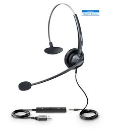 Yealink Wideband Noise Cancelling Mono Headset - TEAMS-UH33
