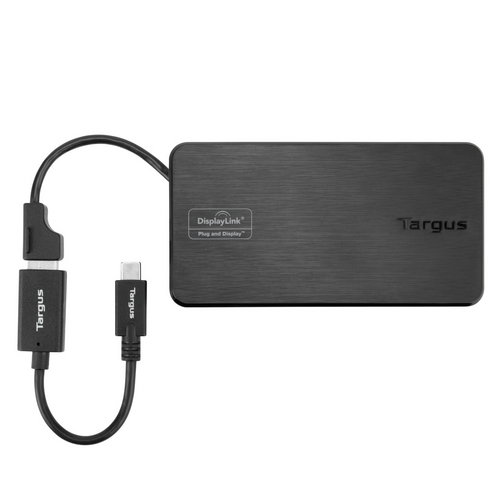 Targus DSU100US USB 3.0 & USB-C Dual Travel Dock