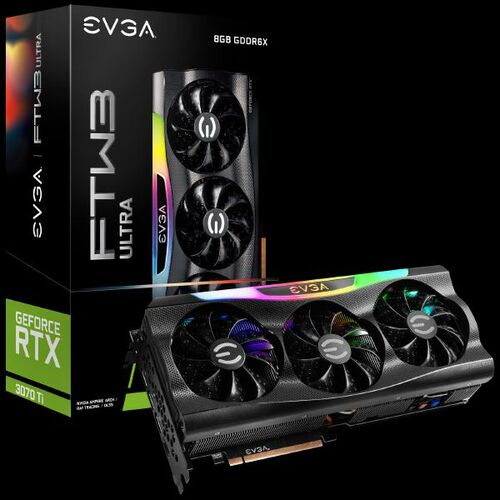 EVGA GeForce RTX 3070 Ti FTW3 Ultra Gaming 8GB - (08G-P5-3797-KL)