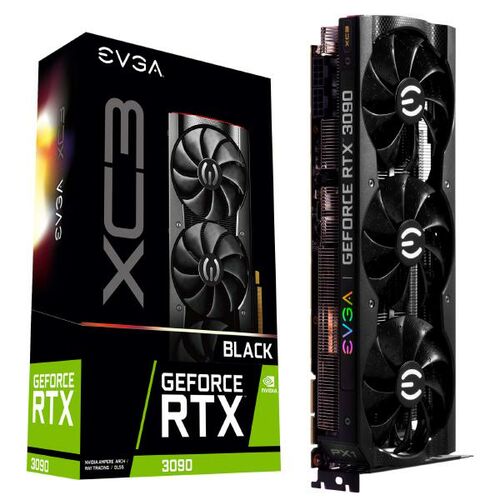 EVGA GeForce RTX 3090 XC3 24GB Black Gaming - (24G-P5-3971-KR)