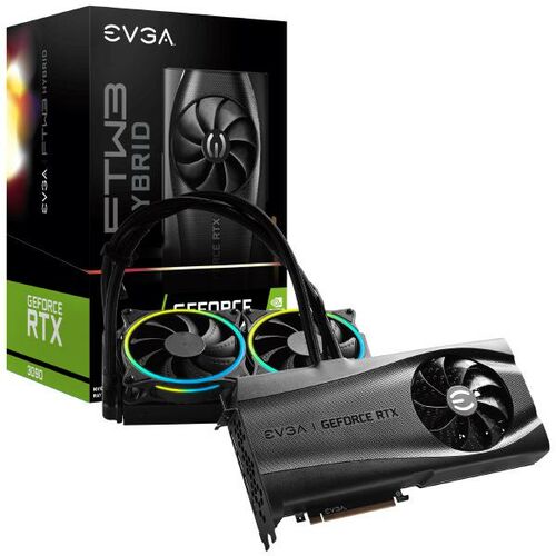 EVGA GeForce RTX 3090 FTW3 24GB Ultra Hybrid Gaming 24G-P5-3988-KR