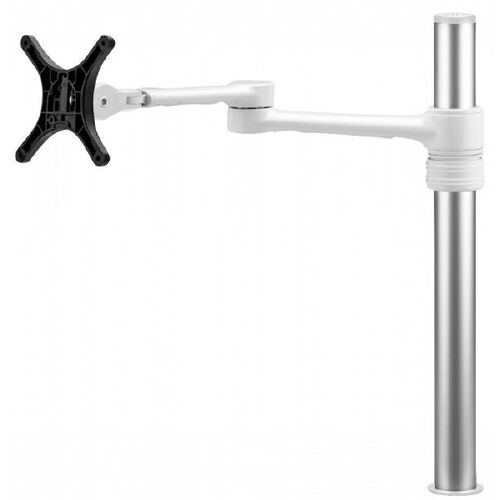 ATDEC Single Arm Desktop Monitor Mount White AF-AT-SW