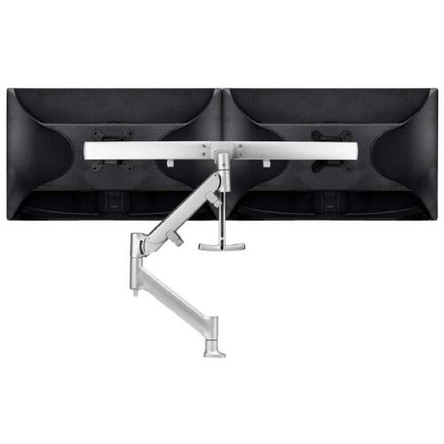 ATDEC AWM Single Arm Dual Rail Desk Mount White (AWMS-RHXB-GC-W)