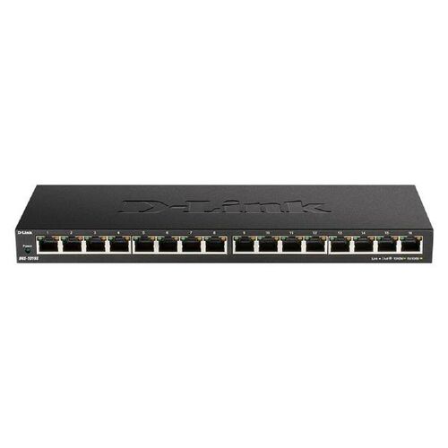 D-Link 16-Port Low Profile Gigabit Unmanaged Switch (DGS-1016S)