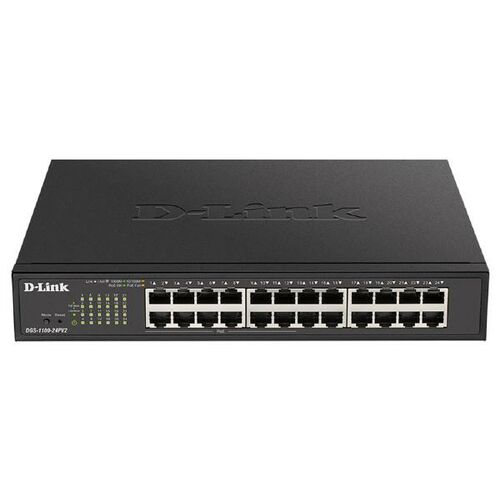 D-Link 24-Port Gigabit Smart Managed PoE Switch - (DGS-1100-24PV2)