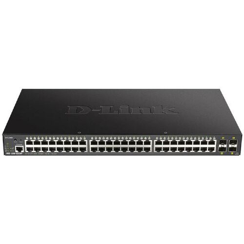 D-Link 52-Port Gigabit Smart Managed PoE Switch - DGS-1250-52XMP