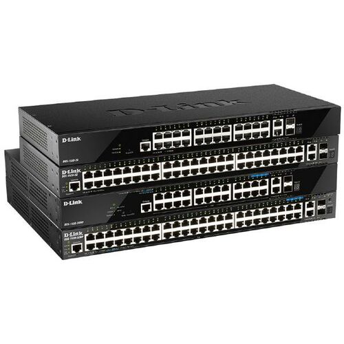 D-Link 28-Port Stackable Smart Managed Switch - (DGS-1520-28MP)