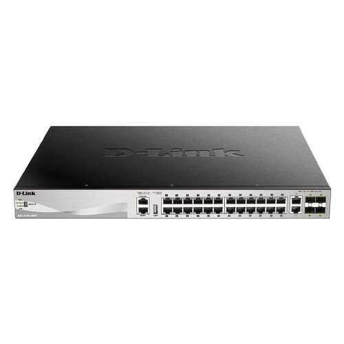 D-Link 30 port Stackable Gigabit PoE+ Switch - (DGS-3130-30PS)