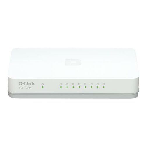 D-LINK 8-Port Gigabit Desktop Switch - (DGS-1008A)