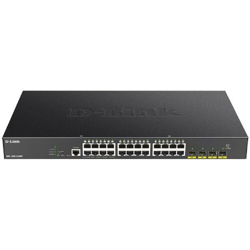 D-Link 28-Port Gigabit Smart Managed PoE Switch - (DGS-1250-28XMP)