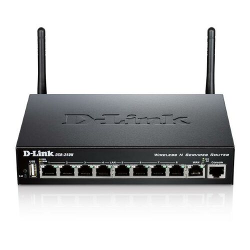 D-Link Unified Wireless N Services Router with 8 port - (DSR-250N)