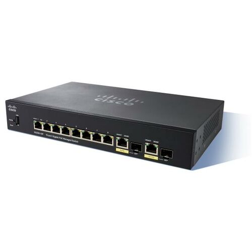 Cisco SG350-10P 10-Port Gigabit PoE Managed Switch SG350-10P-K9-AU