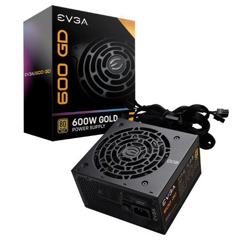 EVGA GD 600W Power Supply 80 Plus Gold - (100-GD-0600-V4)