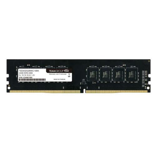 TEAM Group 32GB Elite U-Dimm DDR4 - 05TD4-2666-32GB-ELITE