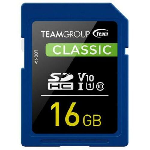 Team Classic SD Memory Card 16GB  UHS - 09T-CLASSICSD-16GB