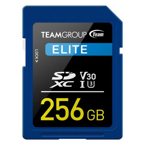 Team Group Elite SDXC UHS-I U3 256GB - 09T-ELITESDXC-256GB