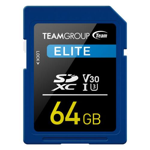 Team Group Elite SDXC UHS-I U3 64GB - 09T-ELITESDXC-64GB