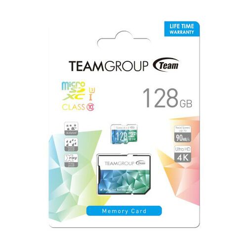 Team Colour Card II Micro SDHC UHS-1 - 09T-U3-128G