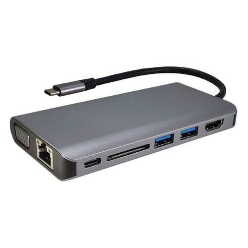 Shintaro USB-C Travel Dock Card Reader - 13SH-USBCTDHUB