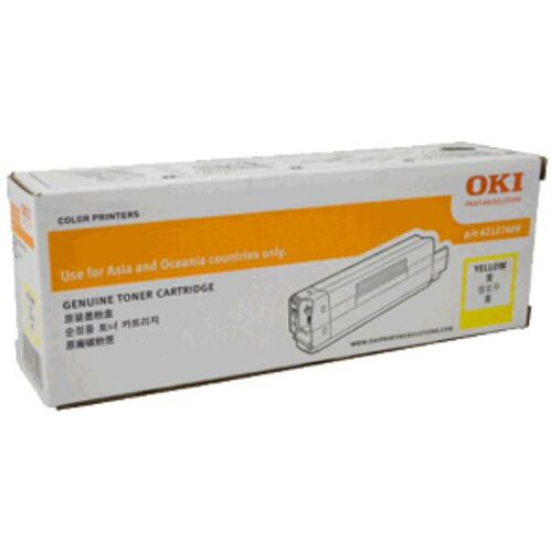 OKI Toner Cartridge Yellow 6,000 Pages - (46490609)