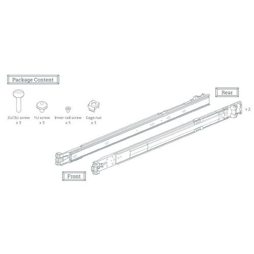 Synology Rail Kit Sliding NAS Systems - 29S-RKS1317