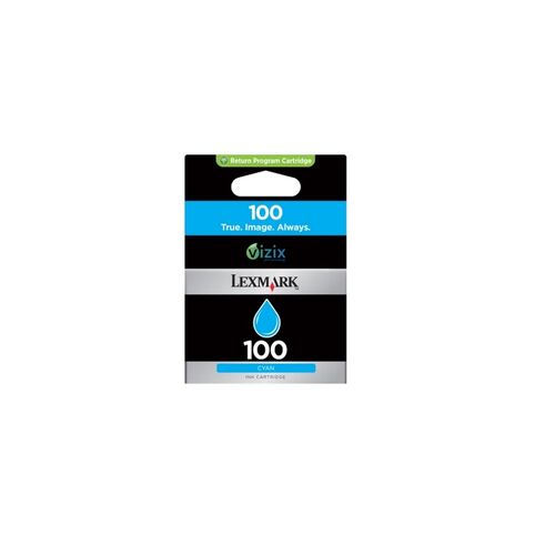 Lexmark 100 Cyan Return Program Ink Cartridge - 14N0900AAN