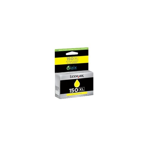 Lexmark 150XL Yellow High Yield Ink Cartridge - 14N1618AAN