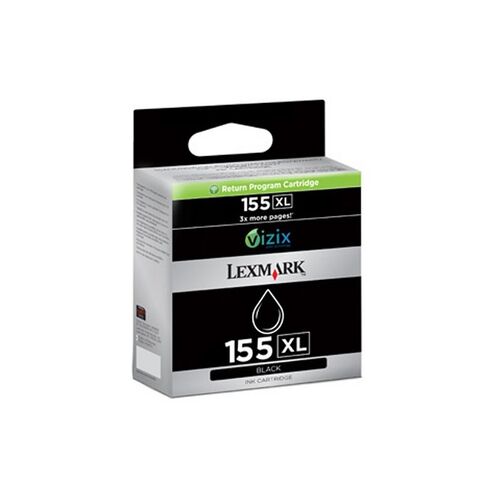 Lexmark 155XL Black High Yield Ink Cartridge - 14N1619AAN