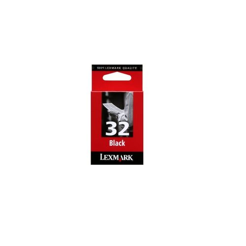 Lexmark #32 BLACK HIGH RES Ink Cartridge - P/N:18C0032AAN