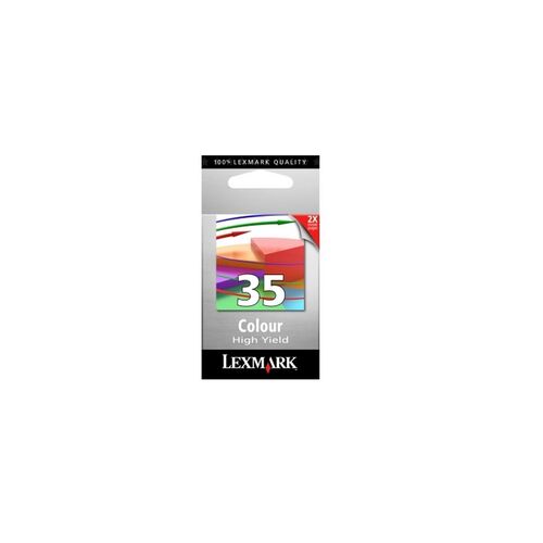 Lexmark 35 Colour High Yield Ink Cartridge - 18C0035AAN