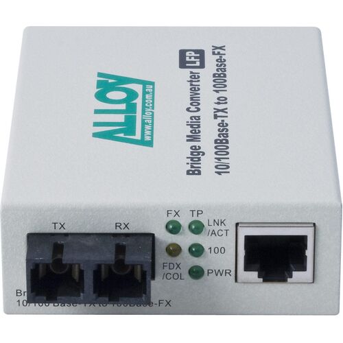 Alloy 100Mbps Standalone Media Converter - FCR200SC.0515