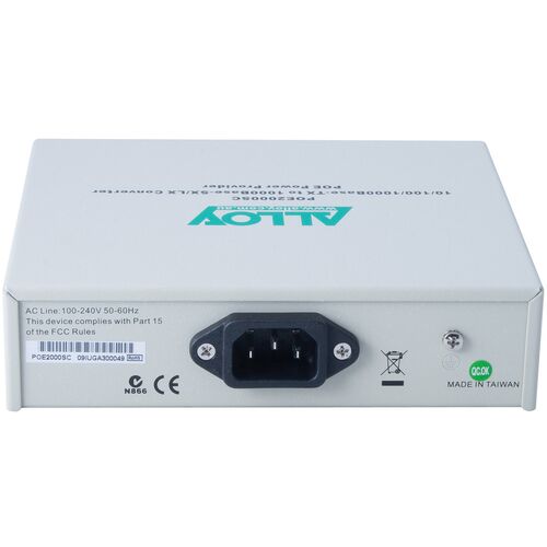 Alloy POE PSE Gigabit Ethernet Media Converter - POE2000SC