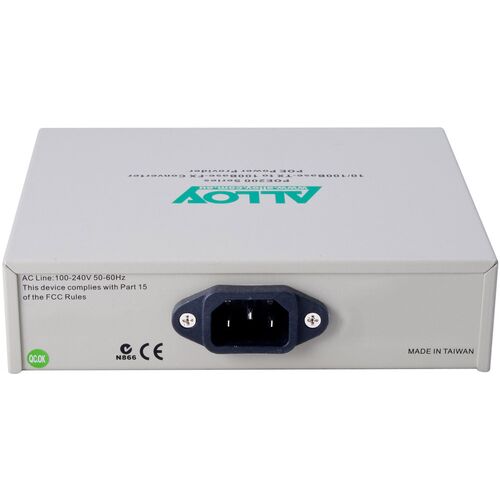 Alloy PoE PSE Fast Ethernet Media Converter - POE200LC