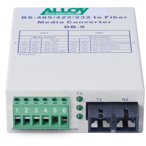 Alloy Serial-Fibre Standalone Media Converter - SCR460SC-2