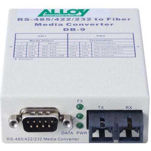 Alloy Serial-Fibre Standalone Media Converter - SCR460SC-3