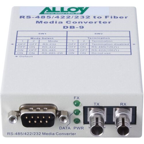 Alloy Serial-Fibre Standalone Media Converter - SCR460ST-3