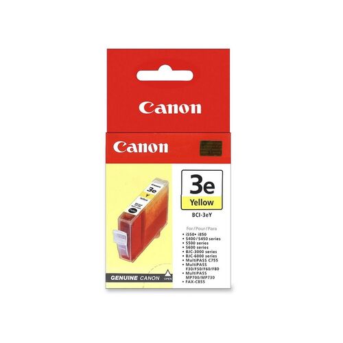 Canon BCI3EY YELLOW INK TANK - P/N:BCI3EY